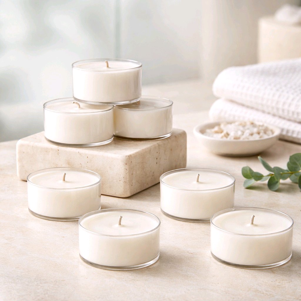 Pack 4 Velas de Té — Cera de soja 100% natural