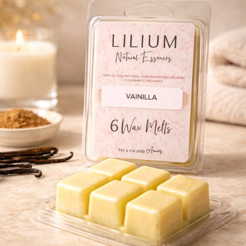 Wax Melts Vainilla — Caramelo, avellana y tonka cremoso