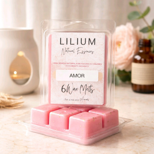Wax Melts Amor — Fragancia frutal y floral con ámbar cálido