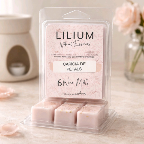Wax Melts Caricia de Pètals — Lirio, rosa blanca y cedro blanco